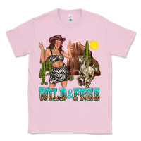 Bubblegum Pink wild and free Classic Tee - texasbilliewilder