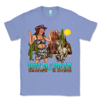 Colony Blue wild and free Classic Tee - texasbilliewilder