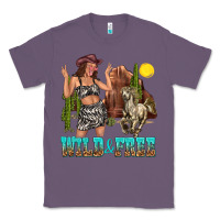 Lavender wild and free Classic Tee - texasbilliewilder