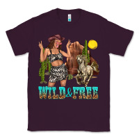 Plum wild and free Classic Tee - texasbilliewilder