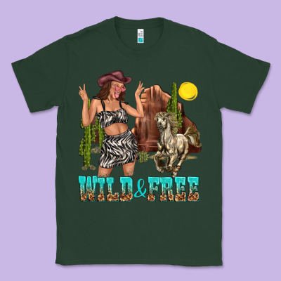 Classic Tee wild and free