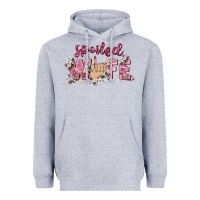 Heather Grey spoiled wife Heavyweight Hoodie - Zillion Design Studio