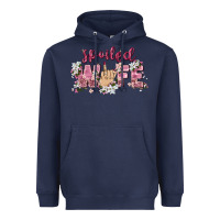 Navy spoiled wife Heavyweight Hoodie - Zillion Design Studio