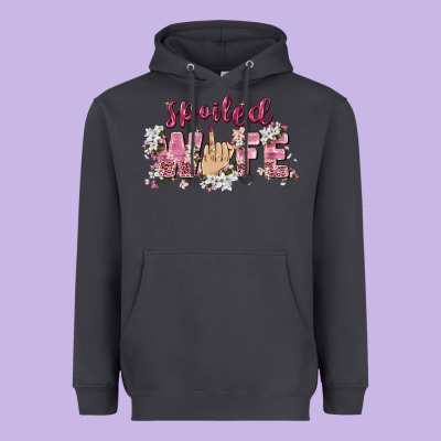 Spoiled Wife Heavyweight Hoodie Designed By Zillion Design Studio