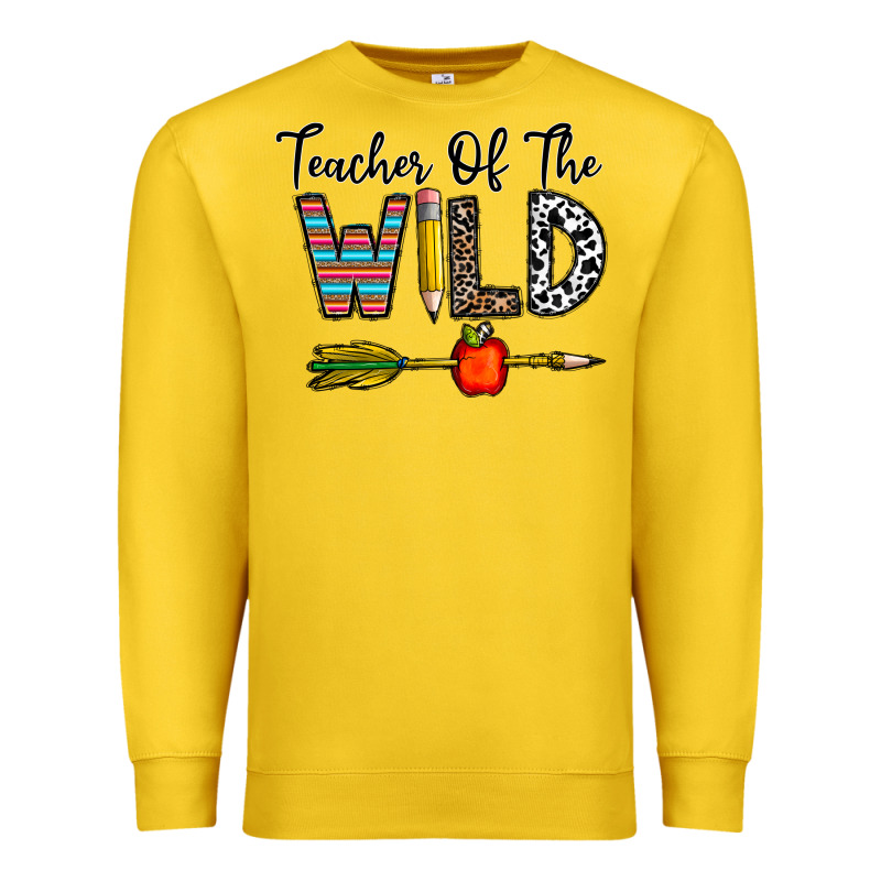 Teacher Of The Wild Premium Sweatshirt by CowhideDigitalArt | Teevron