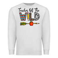 Oatmeal Heather teacher of the wild Premium Sweatshirt - CowhideDigitalArt