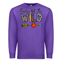 Purple teacher of the wild Premium Sweatshirt - CowhideDigitalArt