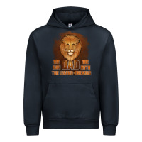 Navy Dad The Man Leather Background Urban Hoodie - Jasminsmagicworld