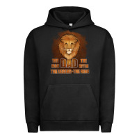 Pigment Black Dad The Man Leather Background Urban Hoodie - Jasminsmagicworld