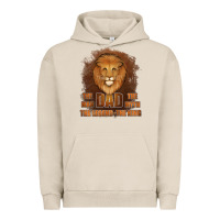 Pigment French Oak Dad The Man Leather Background Urban Hoodie - Jasminsmagicworld