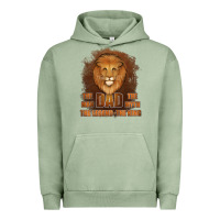 Pigment Oil Green Dad The Man Leather Background Urban Hoodie - Jasminsmagicworld