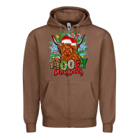 Chestnut mooey christmas Zipper Hoodie - Zillion Design Studio