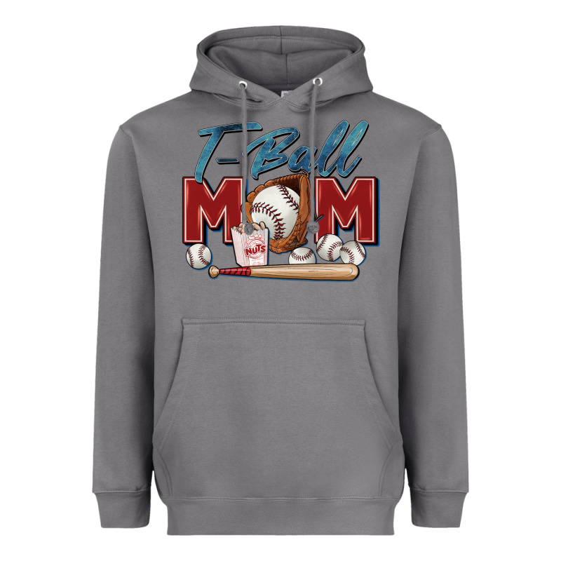 T Ball Mom Heavyweight Hoodie by Zillion Design Studio | Teevron