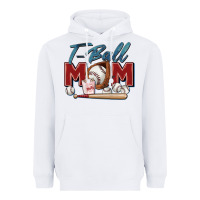 White t ball mom Heavyweight Hoodie - Zillion Design Studio