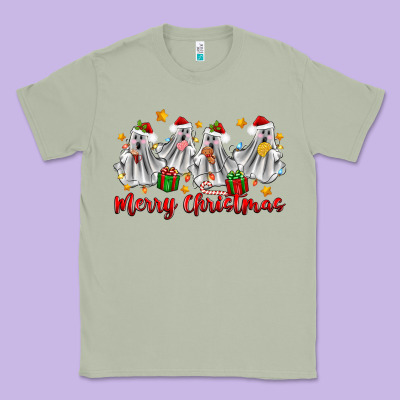 Merry Christmas Pantasmas Ghost Christmas Classic Tee Designed By Zillion Design Studio