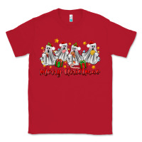 Red merry christmas pantasmas ghost christmas Classic Tee - Zillion Design Studio