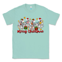 Seafoam merry christmas pantasmas ghost christmas Classic Tee - Zillion Design Studio