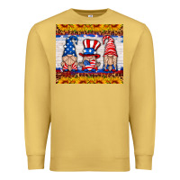 Antique Gold usa gnome Premium Sweatshirt - HRA Design Shop
