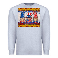 Heather Grey usa gnome Premium Sweatshirt - HRA Design Shop