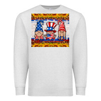 Oatmeal Heather usa gnome Premium Sweatshirt - HRA Design Shop