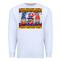 White usa gnome Premium Sweatshirt - HRA Design Shop