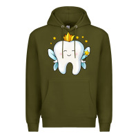 Army Green tooth fairy Premium Hoodie - Jasminsmagicworld