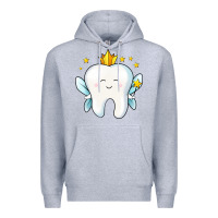 Heather Grey tooth fairy Premium Hoodie - Jasminsmagicworld