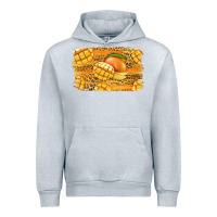 Heather Grey Mango Background Urban Hoodie - Jasminsmagicworld