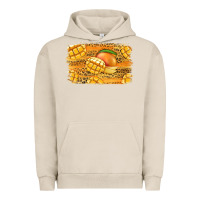 Pigment French Oak Mango Background Urban Hoodie - Jasminsmagicworld
