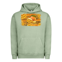 Pigment Oil Green Mango Background Urban Hoodie - Jasminsmagicworld