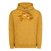 Pigment Peanut Butter Mango Background Urban Hoodie - Jasminsmagicworld