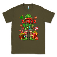Army Green santa s helper Classic Tee - FaDigitalArtStudio