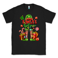 Black santa s helper Classic Tee - FaDigitalArtStudio