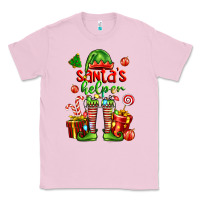 Bubblegum Pink santa s helper Classic Tee - FaDigitalArtStudio