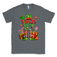 Charcoal Heather santa s helper Classic Tee - FaDigitalArtStudio