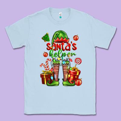 Santa S Helper Classic Tee Designed By Fadigitalartstudio