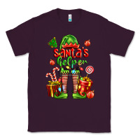 Plum santa s helper Classic Tee - FaDigitalArtStudio