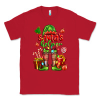 Red santa s helper Classic Tee - FaDigitalArtStudio