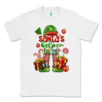 White santa s helper Classic Tee - FaDigitalArtStudio