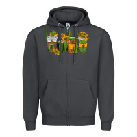 Smoke cactus coffee cups Zipper Hoodie - texasbilliewilder