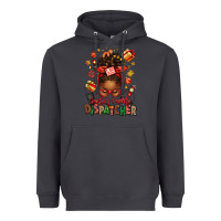 Smoke santa's favorite dispatcher afro messy bun Heavyweight Hoodie - texasbilliewilder
