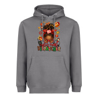 Storm santa's favorite dispatcher afro messy bun Heavyweight Hoodie - texasbilliewilder