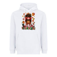 White santa's favorite dispatcher afro messy bun Heavyweight Hoodie - texasbilliewilder