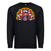 Black usa gnome sunflower rainbow Premium Sweatshirt - HRA Design Shop
