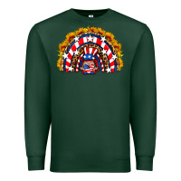 Sports Green usa gnome sunflower rainbow Premium Sweatshirt - HRA Design Shop