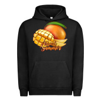 Pigment Black Mango Tropical Summer Urban Hoodie - Jasminsmagicworld