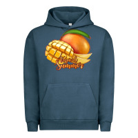 Pigment Midnight Navy Mango Tropical Summer Urban Hoodie - Jasminsmagicworld