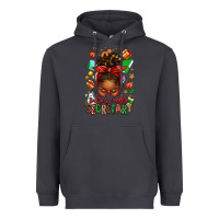 Smoke santa's favorite secretary afro messy bun Heavyweight Hoodie - texasbilliewilder
