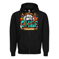 Black chef Zipper Hoodie - texasbilliewilder