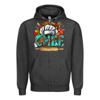 Charcoal Heather chef Zipper Hoodie - texasbilliewilder